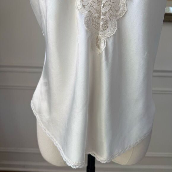 Vintage Maidenform Chantilly 64603 Satin Lace Cami Camisole Slip Top Womens 38 I - Picture 3 of 7